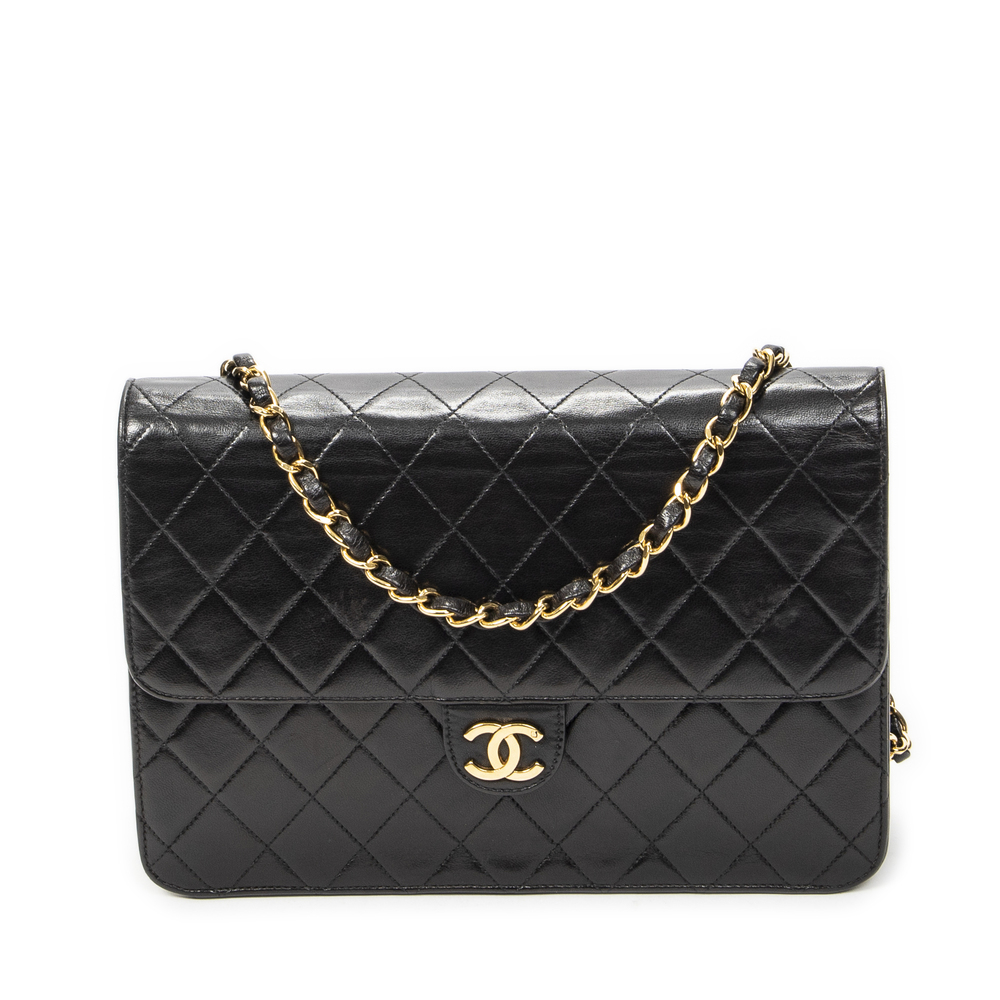 Chanel Vintage Push Lock Straight Flap - Picture 1 of 10